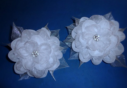 silk fabric Flower picture